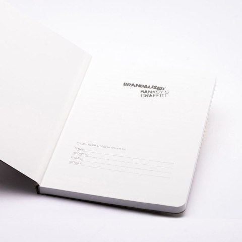 Notes (notatnik) Banksy - baloon 128k. [mm:] 140x210 Pinifarina (PF-PNF1421BSKBA)