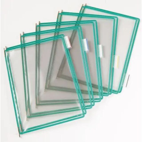 Panele prezentacyjne A4 Tarifold 10 sztuk kolor zielony