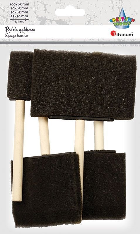 Pędzel Craft-Fun Series gąbka do malowania nr mix Titanum (YZCD-10)