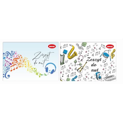 Zeszyt do nut A4 16k. 70g [mm:] 295x205 Rexus (607371)