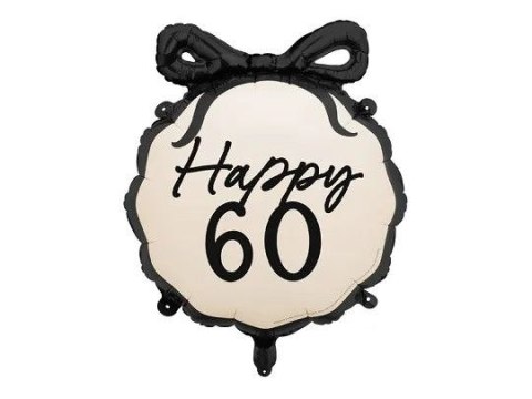 Balon foliowy pastylka Happy 60 18cal Partydeco (FB266-60)