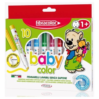 Flamaster baby color 10 kol. Fibracolor