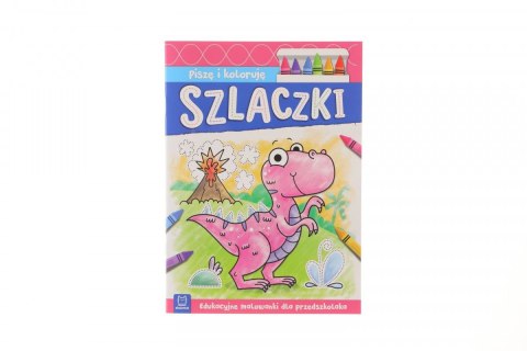 Książeczka edukacyjna Piszę i koloruję. Szlaczki. Aksjomat