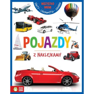 Książeczka edukacyjna Wszystko wiem! Pojazdy Zielona Sowa