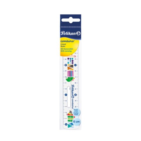Linijka plastikowa Combino 811224 15cm Pelikan (300008950)