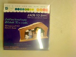 Ozdoba piankowa świąteczny zestaw 3d z pianki Dp Craft (kspi107)