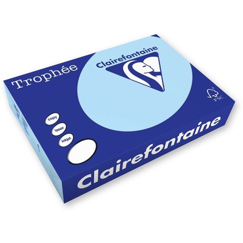 Papier kolorowy A4 kolorowy niebieski 250k. 160g Trophee (xca41106)