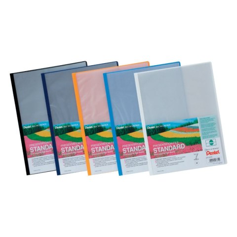 Skoroszyt A4 prezentacyjny żółty polipropylen PP Pentel (DCP1407-G)