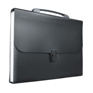 Teczka z przegródkami czarna harmonijkowa A4 5903242103674 A4 kolor: czarny Tetis (BT623-P)