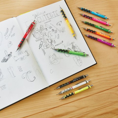Zestaw piśmienniczy TIKKY oł+12rysików + gumka 3501170770597 Rotring