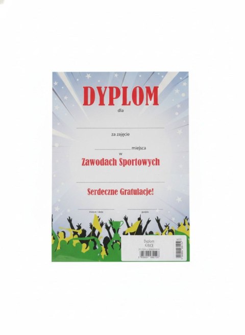 Dyplom A4 Zawody Sportowe KIBICE Henry (5908451980108)