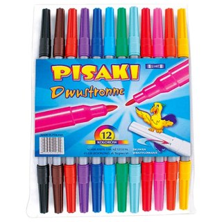 Flamaster dwustronne 12 kol. Kamet (K-3333)