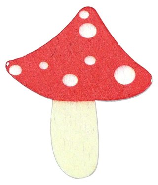 Ozdoba drewniana Craft-Fun Series Muchomory Titanum (WDC548)
