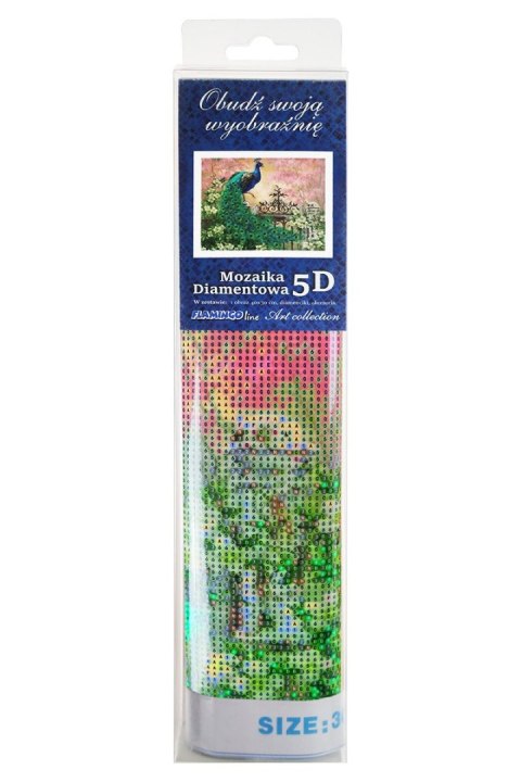 Zestaw kreatywny Diamentowa mozaika 30x40cm Paw Flamingo Line (TGD72712)