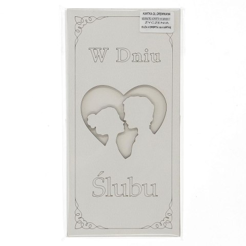 Kartka składana DL Drewniana Fanaberie Krzysia (DL)