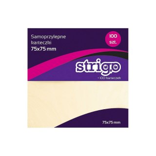 Notes samoprzylepny (karteczki) karteczki pastelowe mix 150k [mm:] 75x75 Strigo (SSN003)