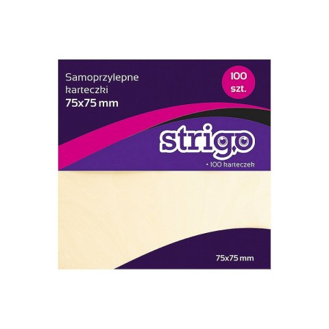 Notes samoprzylepny (karteczki) karteczki pastelowe mix 150k [mm:] 75x75 Strigo (SSN003)