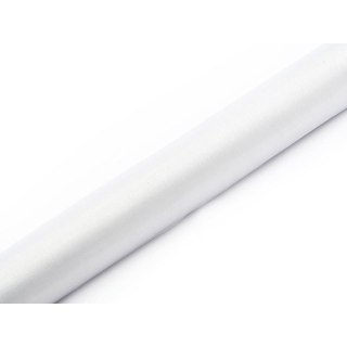 Organza organza Gładka 0,36x9 [mm x m] biała Partydeco (ORPO -008)