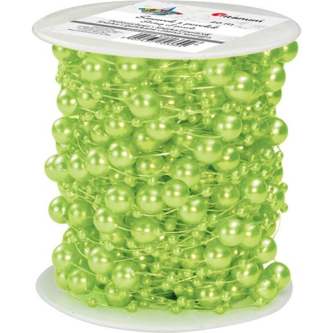 Perełki Craft-Fun Series na żyłce zielony jasny Titanum (D-10)