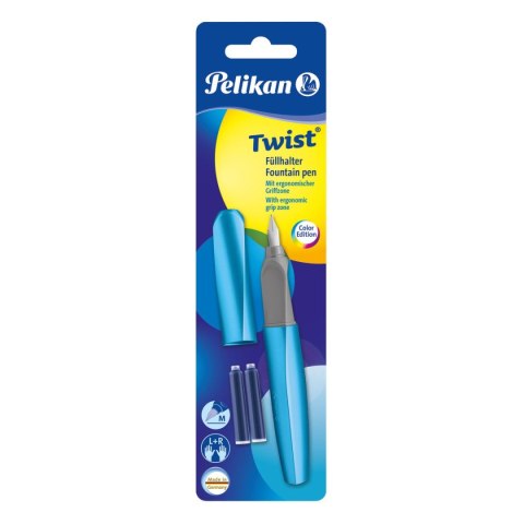 Pióro wieczne Twist P457 Frost Blue +2N 811262 Pelikan (400195747)