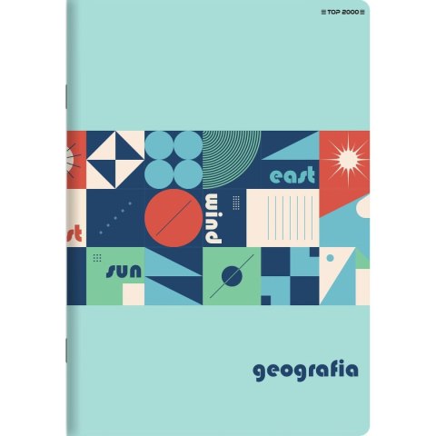 Zeszyt A5 geografia 60k. 70g krata TOP-2000 (400169461)