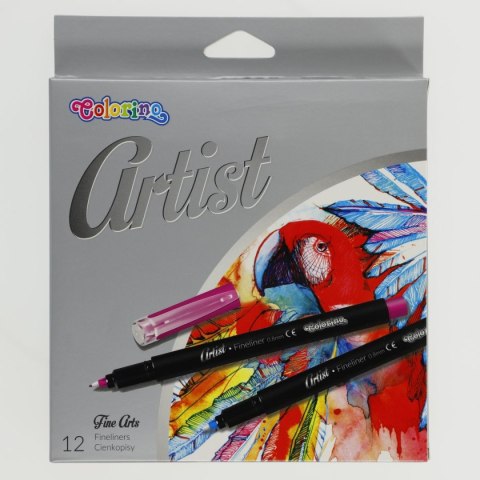 Cienkopis Artist colorino wkład mix 0,8mm 12kol. Patio (92449PTR)