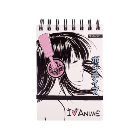 Kołozeszyt (kołonotatnik) A6 Manga 96k. krata (nd) (9367)