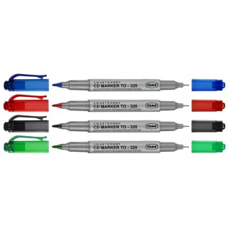 Marker do cd dwustronny wkład mix Toma (To-320)