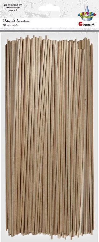 Ozdoba drewniana Craft-Fun Series patyczki Titanum (EB105)