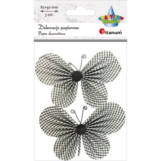 Ozdoba papierowa Craft-Fun Series motyle 3C Titanum (22YX0825-7B)