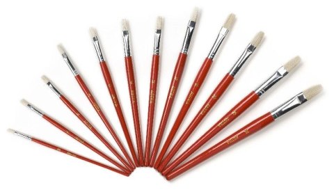 Pędzel szkolny płaski nr 8 Astra (315107004)