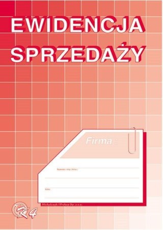Druk offsetowy A5 Ewidencja sprzedaży 32k. Michalczyk i Prokop (K-4)