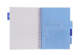 Kołozeszyt (kołonotatnik) B5 ANIMALS czarny TYGRYS 100k. 80g KRATKA Strigo (PADS024)