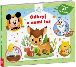 Książeczka edukacyjna Disney Maluch. Odkryj z nami las. Ameet (ok 9202)