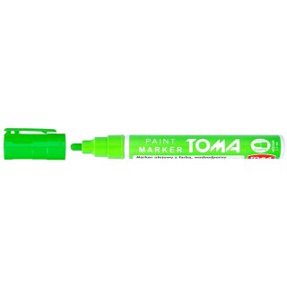 Marker olejowy JASNO ZIELONY wkład zielony jasny 2,5mm okrągła końcówka Toma (to-40)