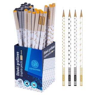 Ołówek Gold and Black trójkątny HB Astrapen (206023006)