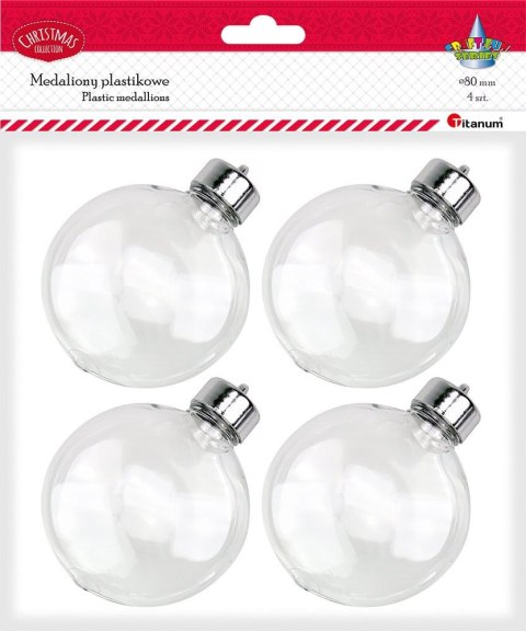 Ozdoba świąteczna Craft-Fun Series Plastikowe medaliony Titanum (DIY-XM(533))