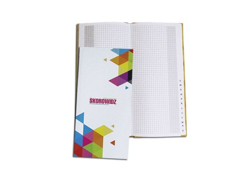 Skorowidz 2/3 A4 OPRAWA INTROLIGATORSKA 72k. krata Warta (1824-221-018)