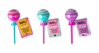 Zestaw piękności błyszczyk do ust lizak Create It (84803)