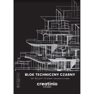 Blok techniczny Creatinio A4 czarny 160g 10k Top 2000 (400176681)