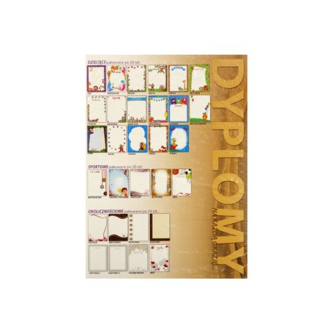 Dyplom A4 fantazja 200g Rexus (602592)