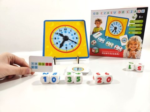 Gra edukacyjna MONTESSORI OD CZASU DO CZASU - NAUKA CZASU Multigra