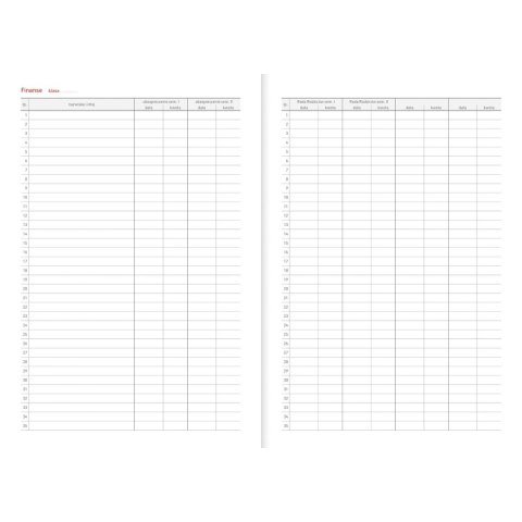 Kalendarz nauczyciela książkowy (terminarz) PCV BEZBARWNY terminarz nauczyciela B5 Wydawnictwo Wokół Nas (KWIATY)