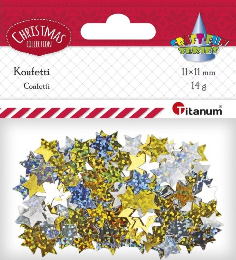Konfetti Craft-Fun Series gwiazdki Titanum