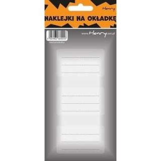 Naklejka na zeszyt czarno-białe Henry (5907465669016)