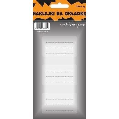 Naklejka na zeszyt czarno-białe Henry (5907465669016)