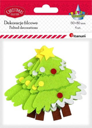 Ozdoba filcowa Craft-Fun Series choinki Titanum (BJ25042719)