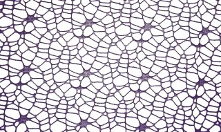 Ozdoba materiałowa Craft-Fun Series siatka koronkowa fioletowa Titanum (25CR0331-20)