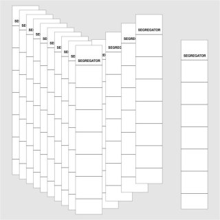 Etykiety opisowe do segregatora biały [mm:] 30x190 Warta