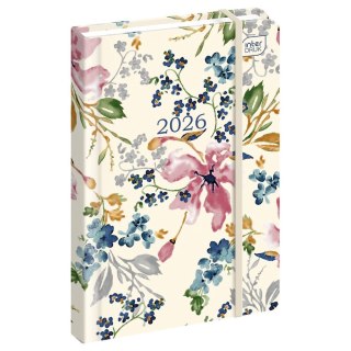 Kalendarz książkowy (terminarz) mat+uv BLOSSOM A6 Interdruk (192 strony)